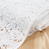 Venus- White Guipure Lace, 52" Wide- 1 Yard