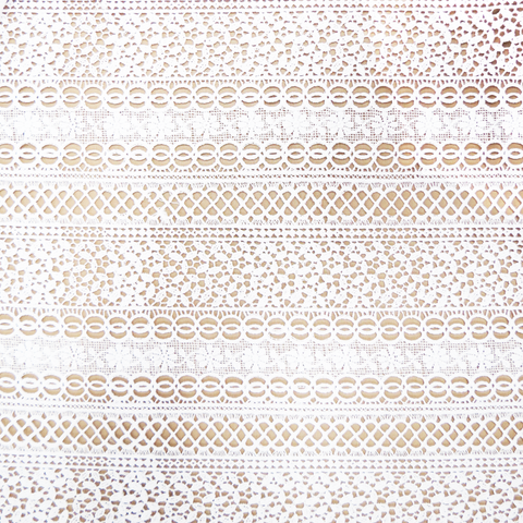 Yves- White Guipure Lace, 44" Wide- 1 Yard