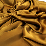 Silk Charmeusse, Gold, 54" Wide- 1 Yard