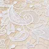 Zoey- Light Ivory Guipure Lace, 52" Wide- 1 Yard