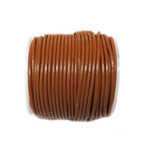 Genuine Leather, 1.5mm, Caramel- 1 yard