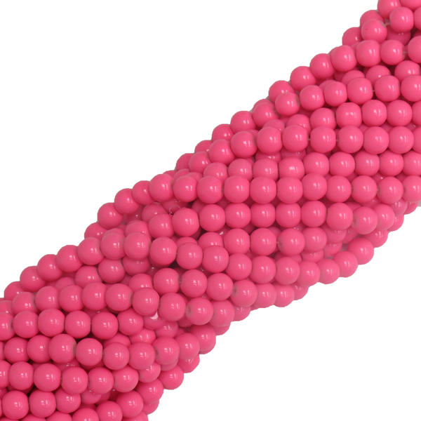 Glass Pearl- Bubble Pink
