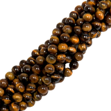 Round 10mm Brown Tiger Eye