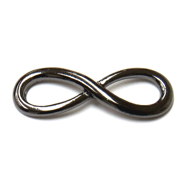 Curved Infinity Connector-Gunmetal