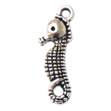 Seahorse Charm-Antique Silver; 11pcs.