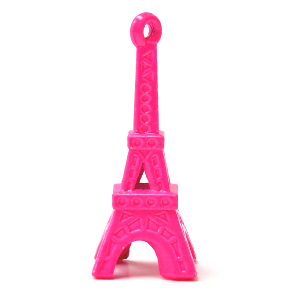 Eiffel Tower Charm-Hot Pink