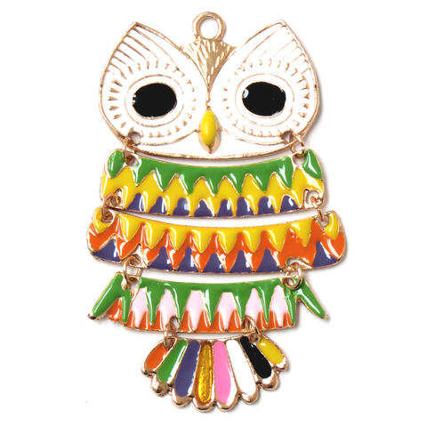 Fiesta Owl Charm