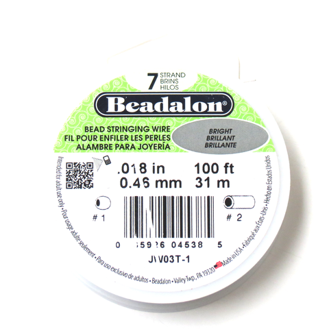 Beadalon, Bead Stringing Wire, 18/100ft
