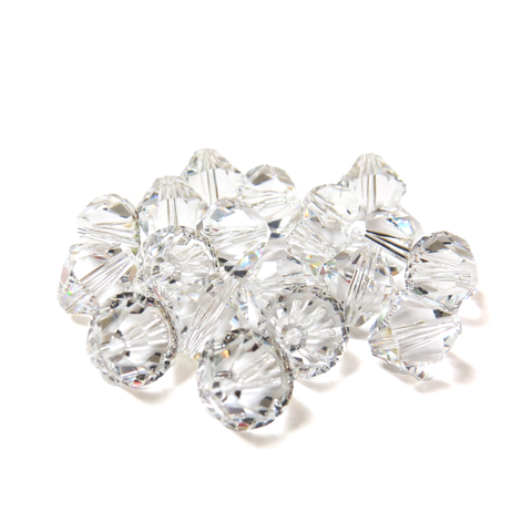 Swarovski Crystal, Bicone, 10MM - Crystal; 20pcs