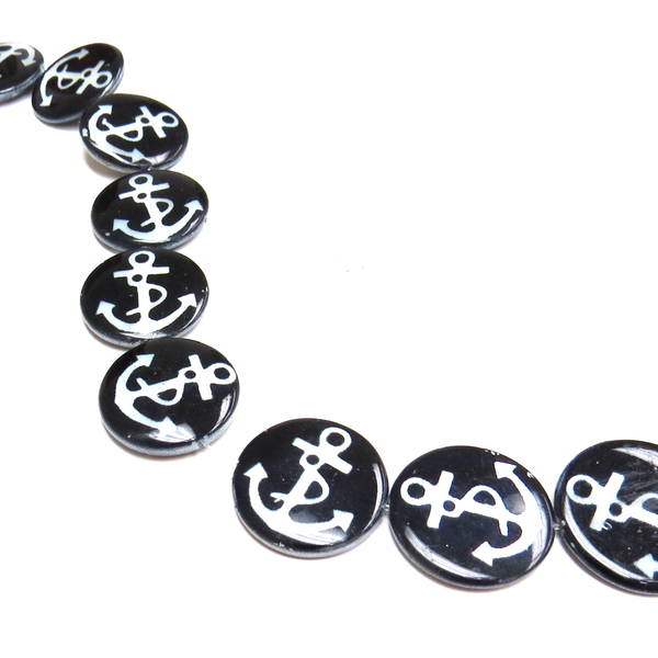 Anchor Shell- Navy Blue