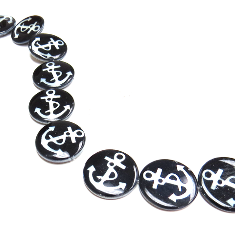 Anchor Shell- Navy Blue