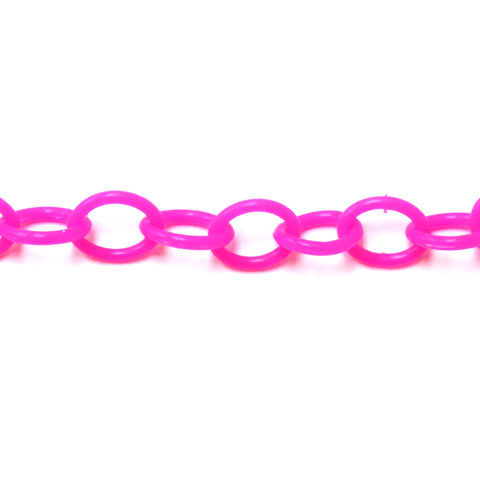 Rubber Chain-Neon Pink