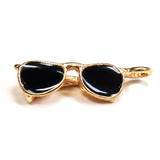 Aviator Style Sunglasses Charm-Gold