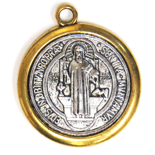 Saint Benedict Charm, Large; 36mm