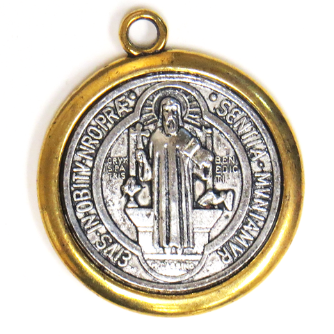 Saint Benedict Charm, Large; 36mm