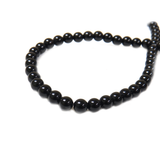 Black Agate, 6mm - 1 strand
