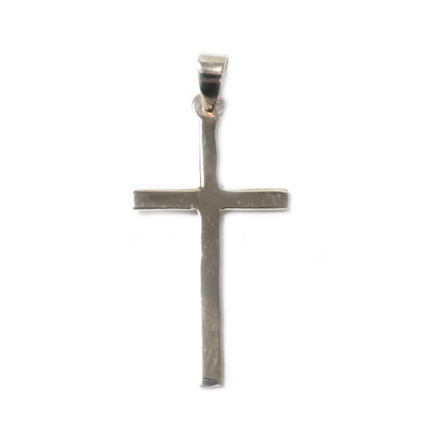 Cross Pendant, Brass, 35x18mm - 1 piece