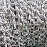 Double Link Aluminum Curb Chain; Silver: 13x16mm- 1 foot