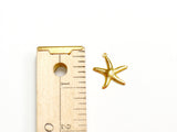 Starfish Charm-Gold