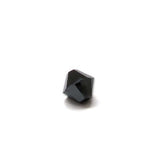 Swarovski Crystal, Bicone, Jet  Hemalite  2X, 6mm; 20pcs