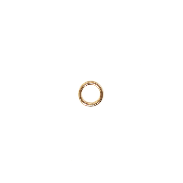 Round Jump Ring Closed, Gold Filled, 6mm; 1 piece