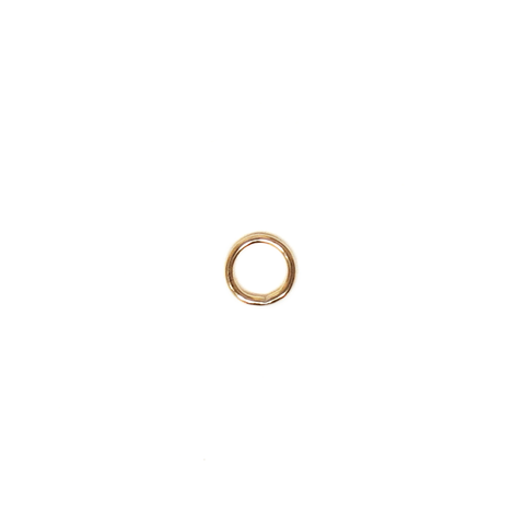 Round Jump Ring Closed, Gold Filled, 6mm; 1 piece