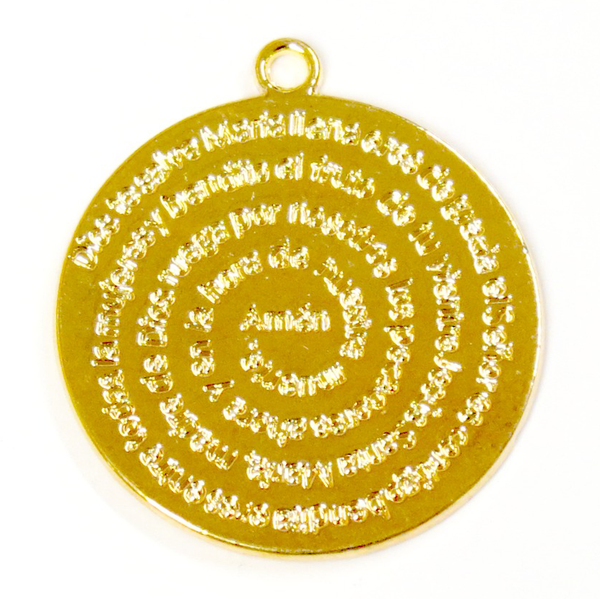 Ave María Pendant- Gold