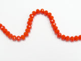 Rondelles- Red Opaque