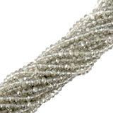 Rondelle- Silver Shade