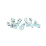 Swarovski Crystal, Bicone, 6mm- Light Azore AB; 20pcs