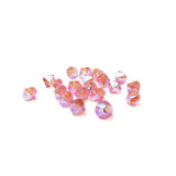 Swarovski Crystal, Bicone, Light Rose AB 2X, 6mm; 20pcs