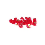 Swarovski Crystal, Bicone, Light Siam AB, 6mm; 20pcs
