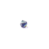 Swarovski Crystal, Bicone, 4mm - Tanzanite AB; 20 pcs