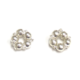 Round Magnetic Clasp, Silver , 6mm; 10 pieces