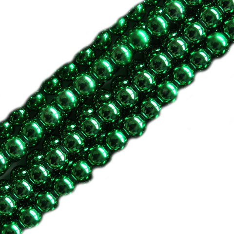 Glass Pearl, Metallic Hunter Green