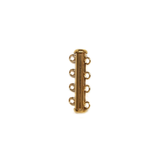 4 Multi Strand  Clasp, Gold Filled, 27x10mm; 1 piece