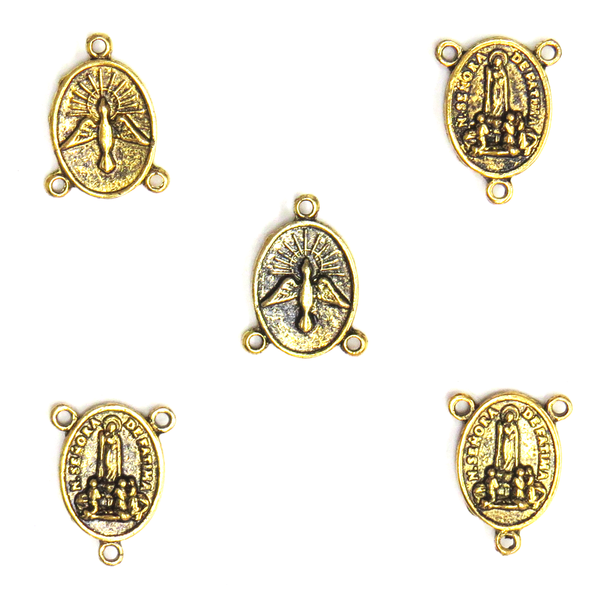 Rosary Connector Gold - Nuestra Señora de Fátima