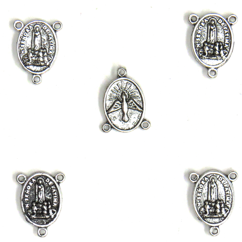 Rosary Connector Silver - Nuestra Señora de Fátima