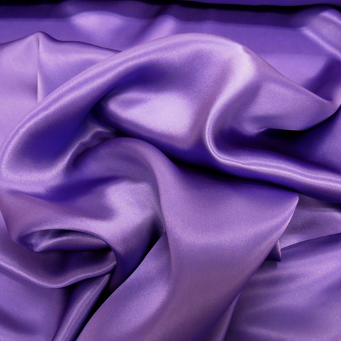 Silk Charmeusse, Purple, 54" Wide- 1 Yard