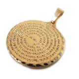 "Our Father" Prayer Charm, 25mm, Gold Filled; 1 piece