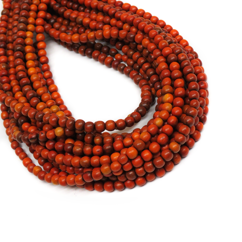 Red Wood, 6mm- 1 Strand