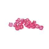 Swarovski Crystal, Bicone, Rose, 6mm; 20pcs