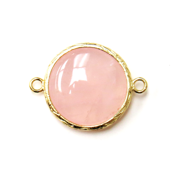 Rose Quartz Bezel; 16mm