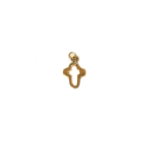 Salvation Cross Charm, Gold Filled, 16x11mm; 1 piece