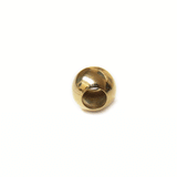 Round Smooth Big Hole Spacer, Gold Filled- 6mm; 1 piece