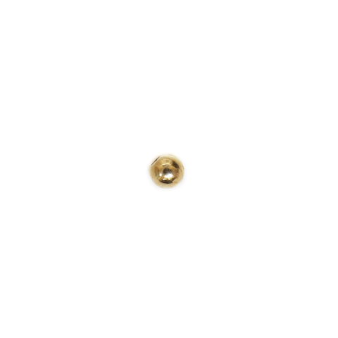 Round Smooth Spacer, Gold Filled- 3mm; 1 piece