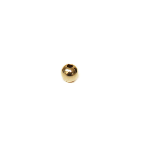 Round Smooth Spacer, Gold Filled- 5mm; 1 piece