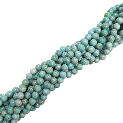 Round Amazonite; 8mm