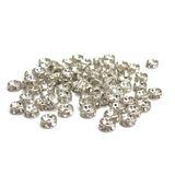Spacer Beads with Rhinestones; 4mm, 12 pieces