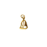 Sailboat Charm, Gold Filled, 13x8mm; 1 piece
